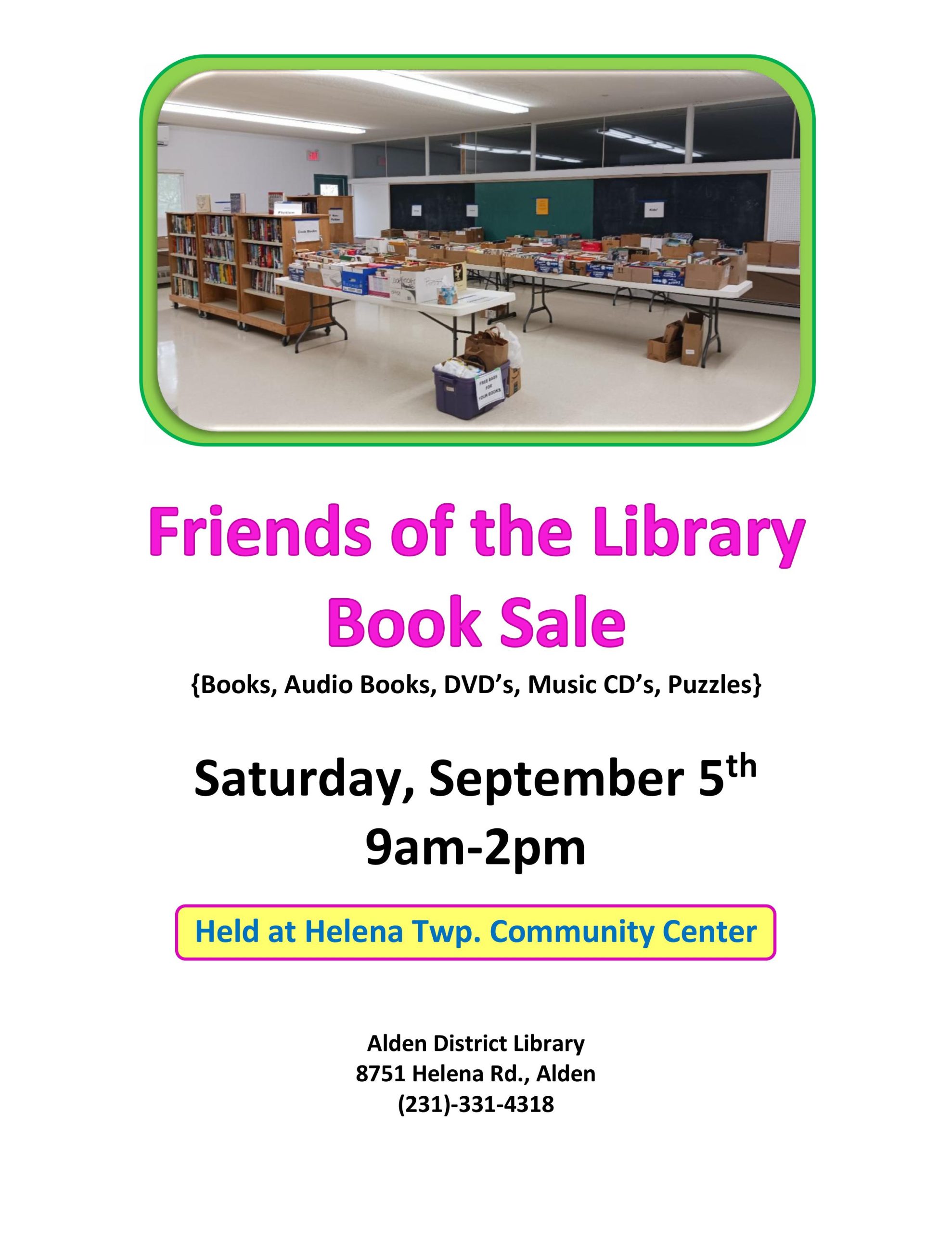 Book Sale 9-5-26