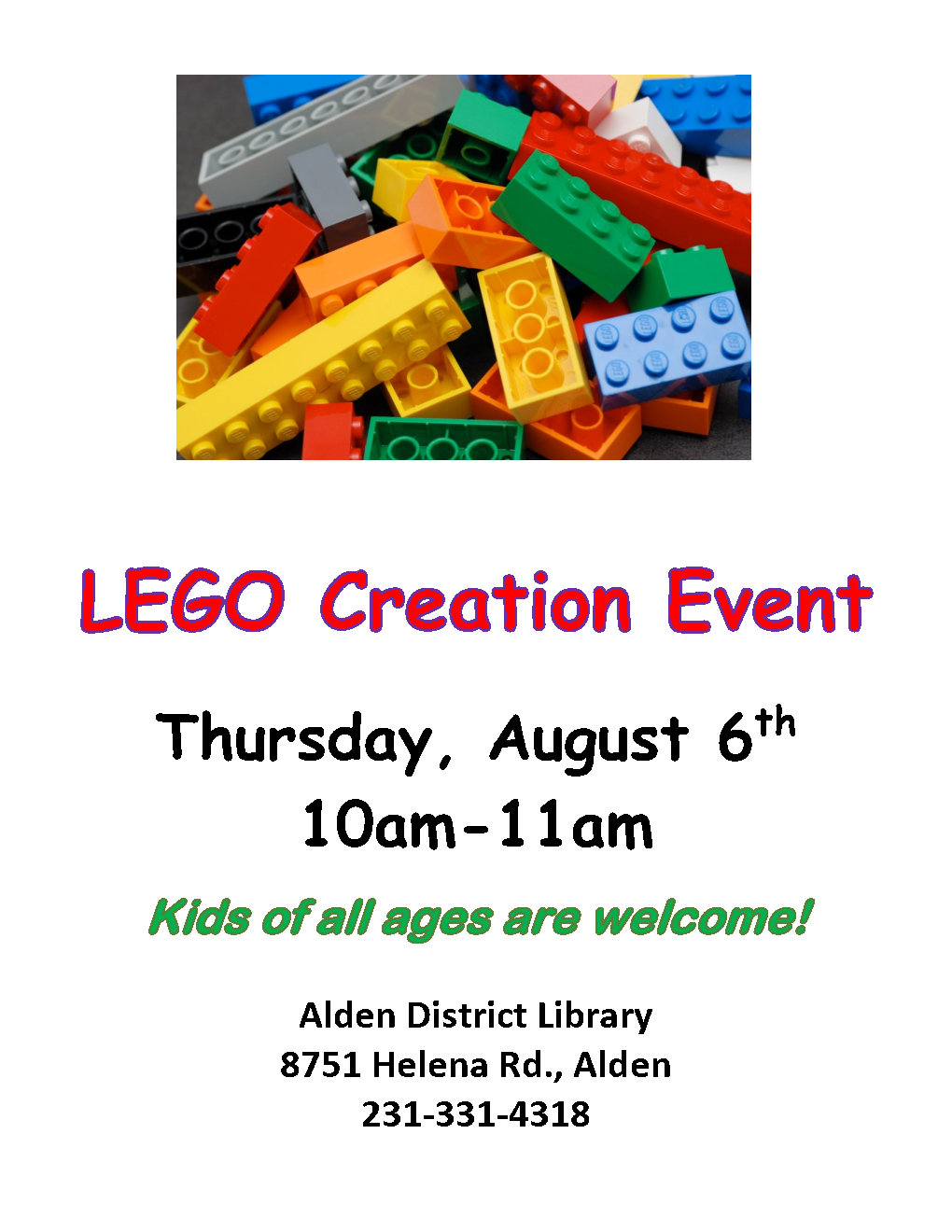LEGO creation Event