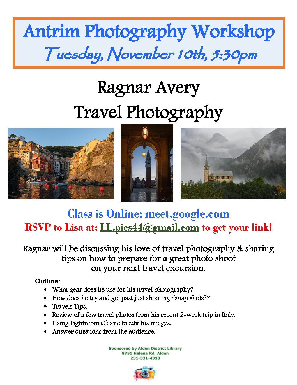 Antrim Photography Workshop 11-2026